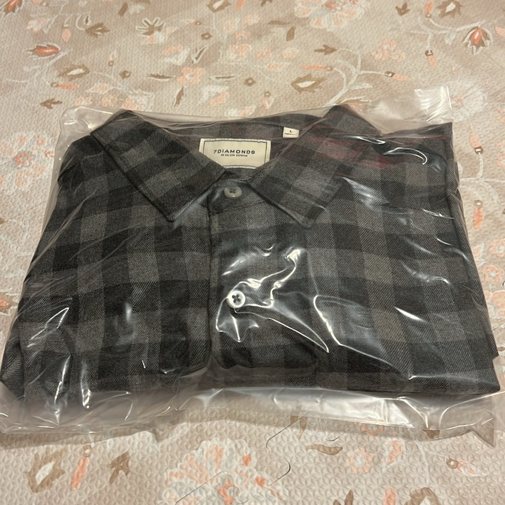 7 Diamonds Checkered flannel shirt - Picture 9 of 9